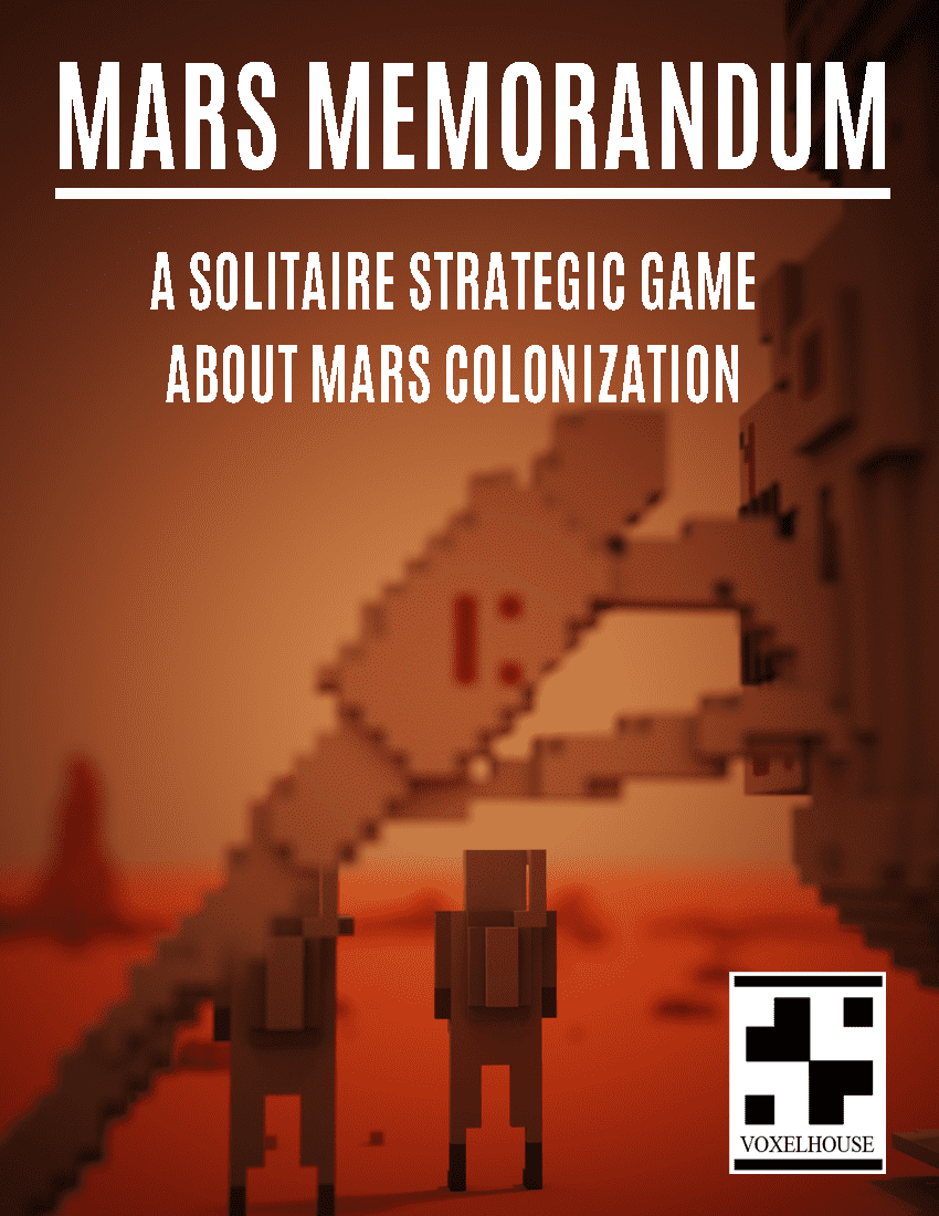 Mars Memorandum: A Solitaire Strategic Game About Mars Colonization cover art