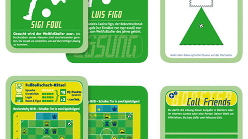 Denksportkarten Fussball