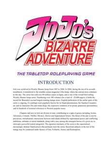 JoJo's Bizarre Adventure - The Tabletop Roleplaying Game, RPG Item