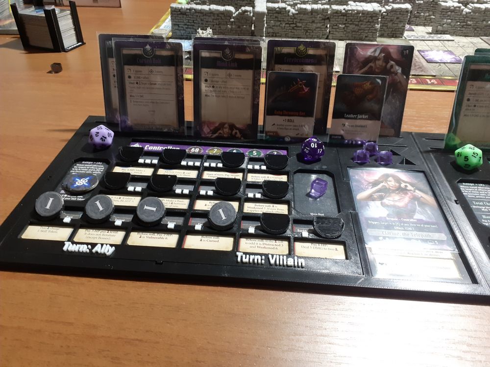 3D Printed Player Dashboards | Arena: The Contest – Tanares Adventures