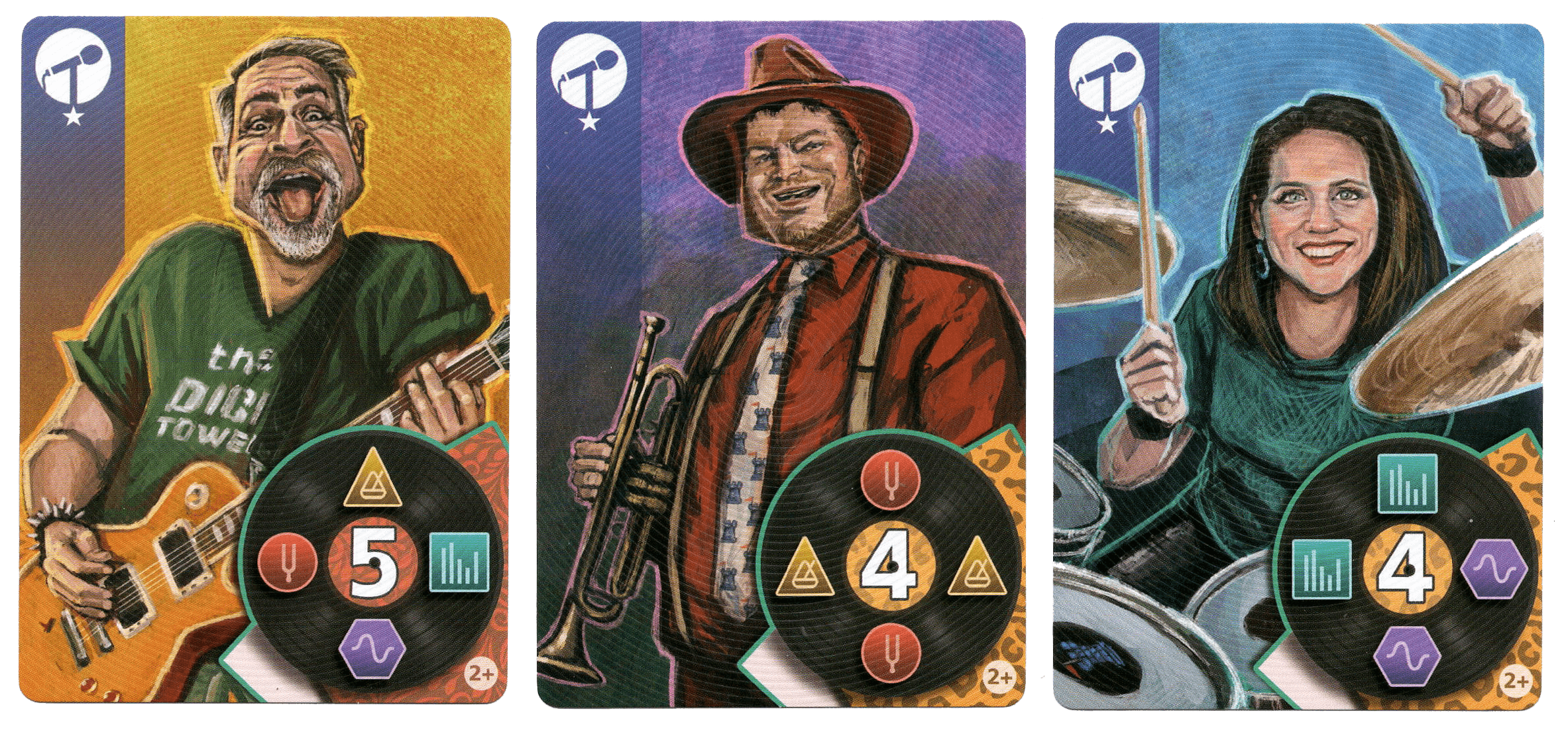 Draft & Write Records: Dice Tower Band Member Promo Cards