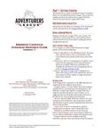 RPG Item: Adventurers League Eberron Campaign Dungeon Master's Guide