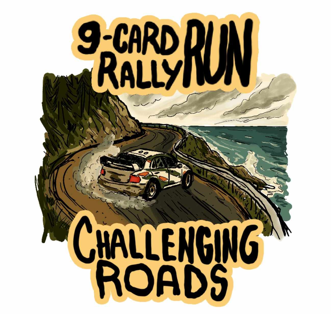 9-Card Rally Run: Challenging Roads