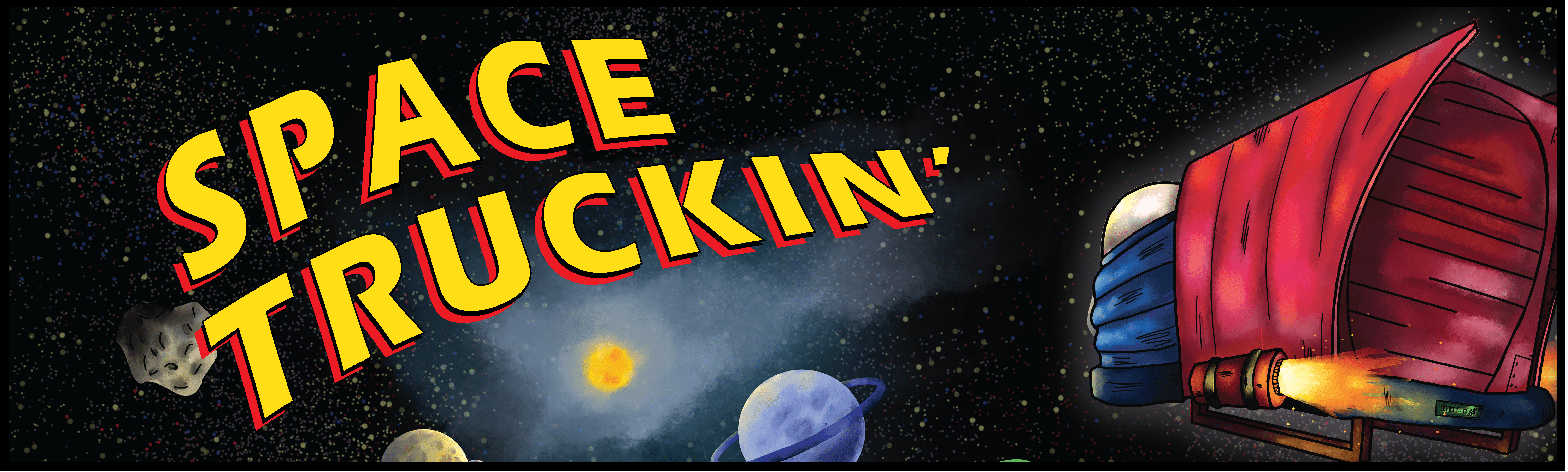 Space Truckin' - A pick up and delivery game in space.