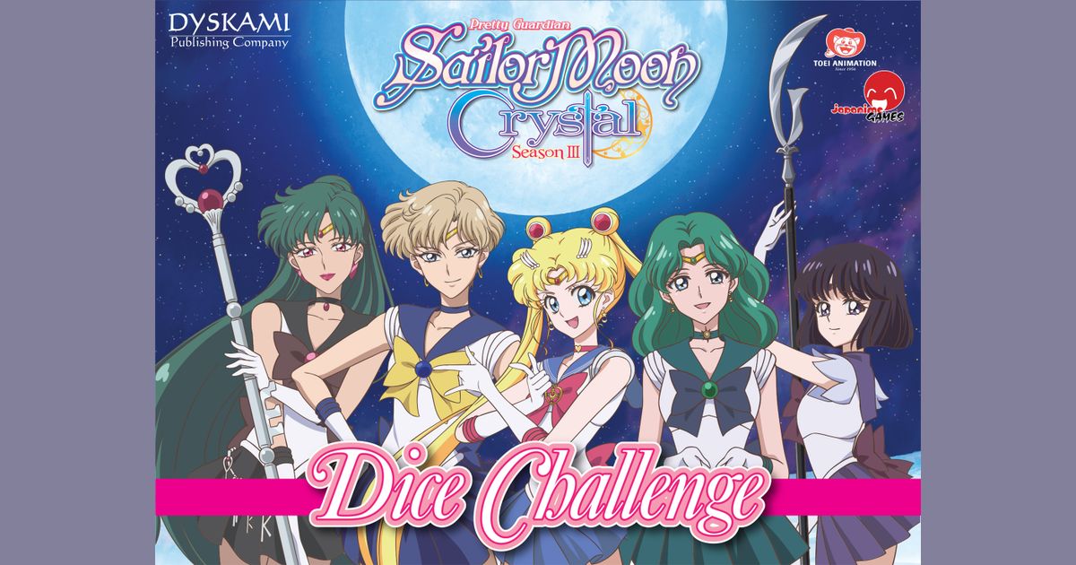 Sailor Moon Crystal Dice Challenge Season Iii Board Game Boardgamegeek