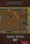 RPG Item: Ruined Tavern Map