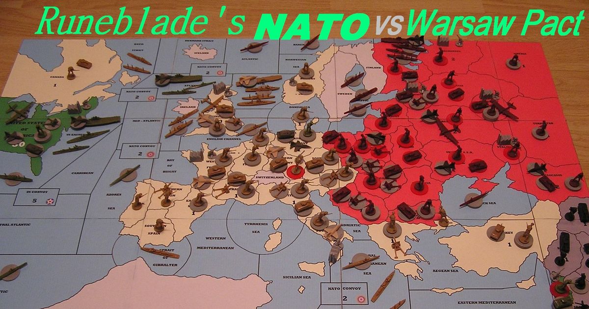 NATO Vs. Warsaw Pact 1989 Board Game BoardGameGeek