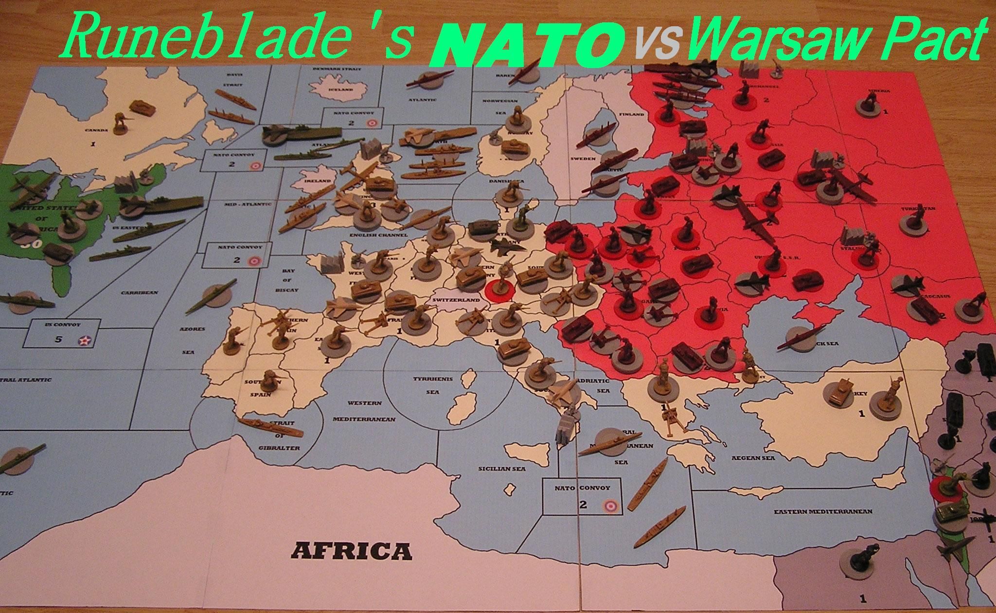 NATO Vs. Warsaw Pact: 1989