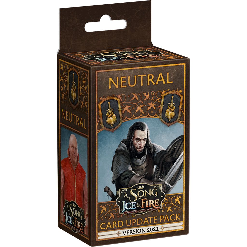 A Song of Ice & Fire: Tabletop Miniatures Game – Neutral Factions 2021 Card Update Pack cover