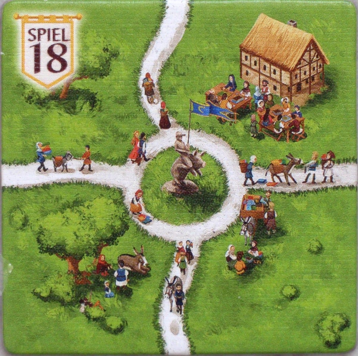 Carcassonne: Bonusplättchen Spiel 2018 image