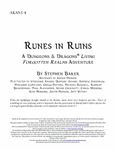 RPG Item: AKAN1-4: Runes in Ruins