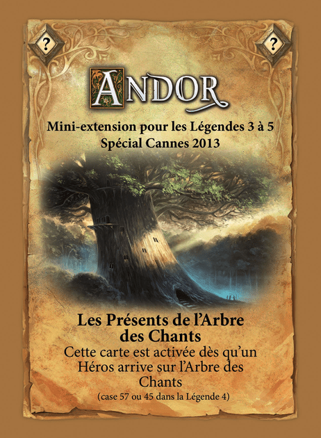 Andor Les Presents De L Arbre Des Chants Board Game Boardgamegeek