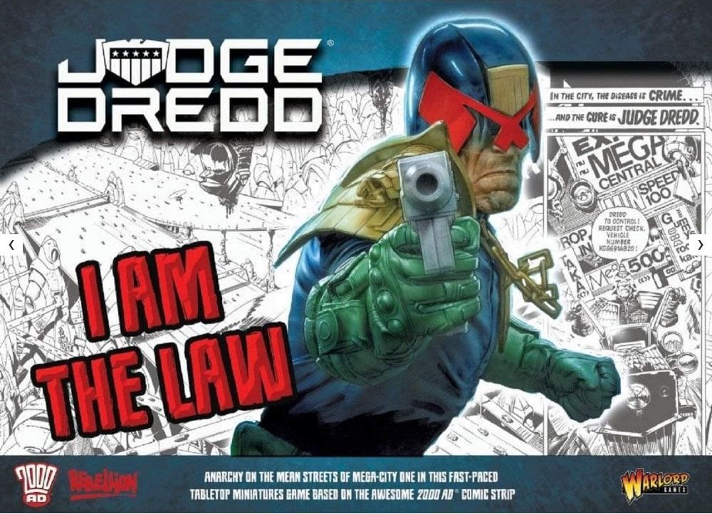 Coperta Judge Dredd: I am the Law – Starter Set