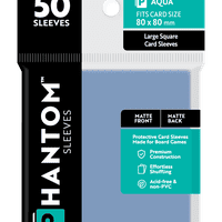 80x80 Large Square Card Sleeves - Matte/Matte (83 x 83)