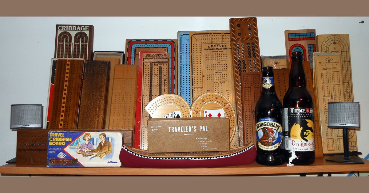 My Collection of Cribbage Boards | Progresiv Gaming