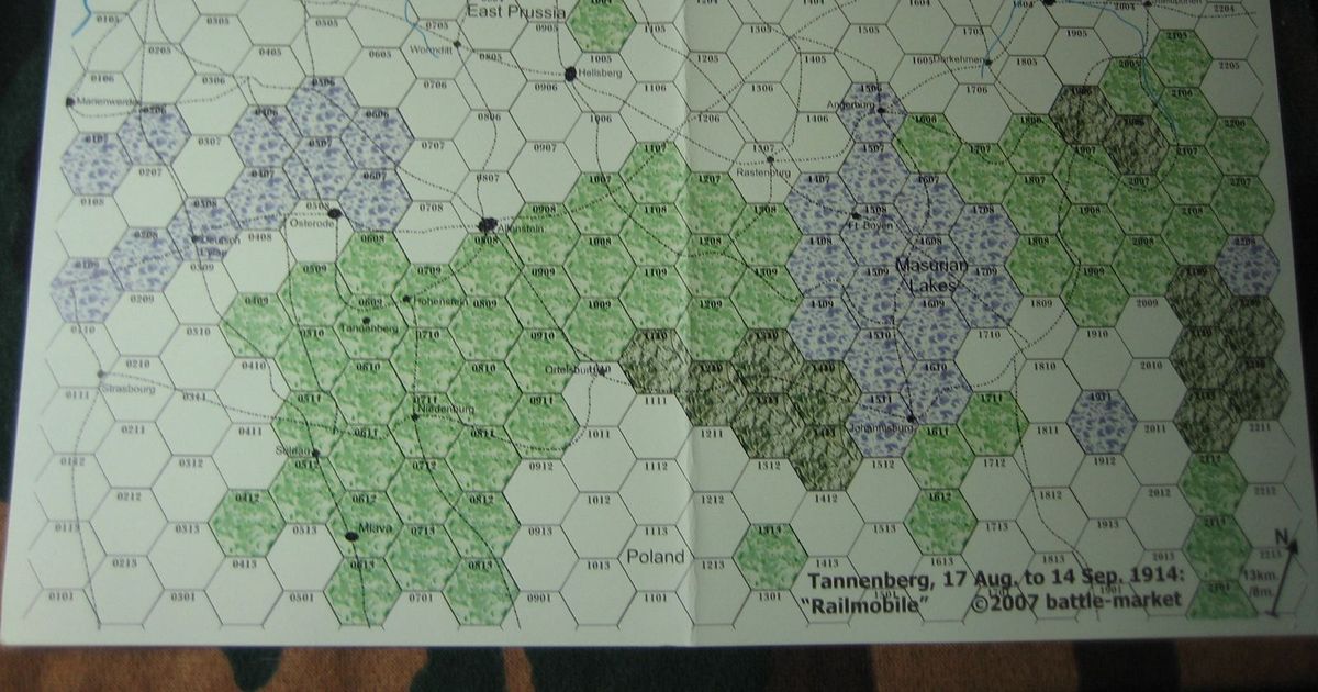 Tannenberg, 17 Aug. to 14 Sep. 1914: 
