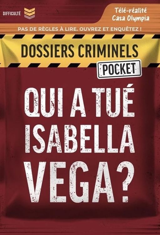 Cover art for Dossiers Criminels Pocket: Qui a tué Isabella Vega ?