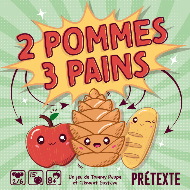 Boîte du jeu 2 Pommes 3 Pains