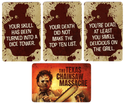 The Texas Chainsaw Massacre Board Game: Dice Tower 2023 Promo Death Cards