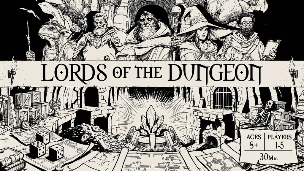 Illustration 4 de Lords of the Dungeon: A Roll & Build Print and Play Game