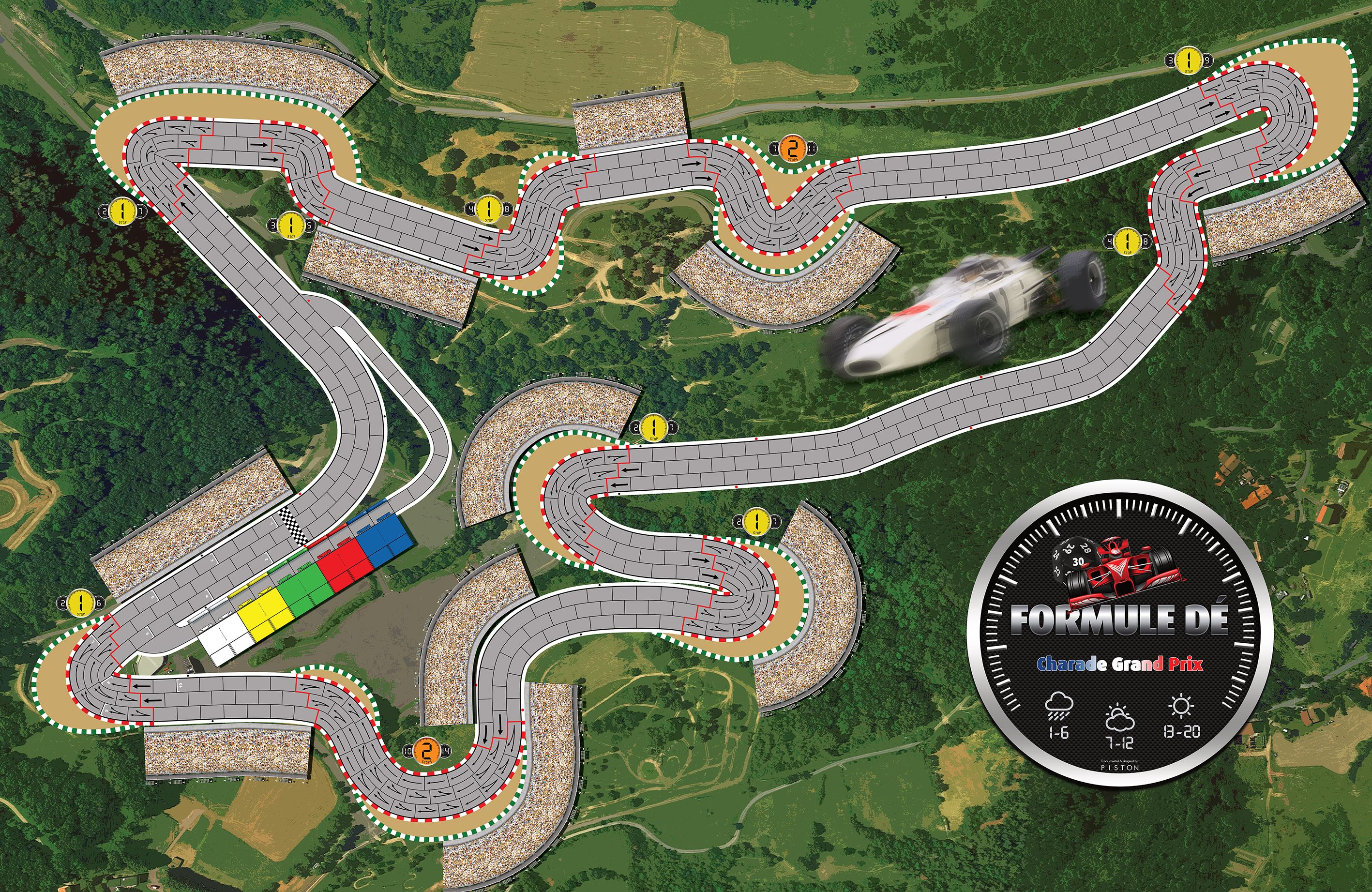 FD / FORMULE DE / FORMULA D CIRCUITS by PISTON Formula Dé