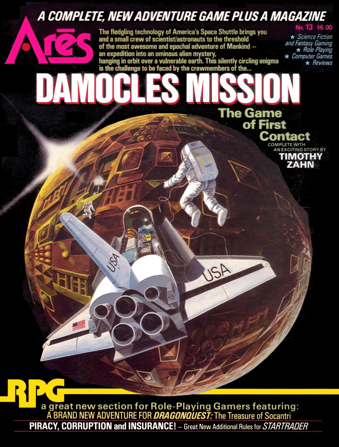 Boîte du jeu Damocles Mission