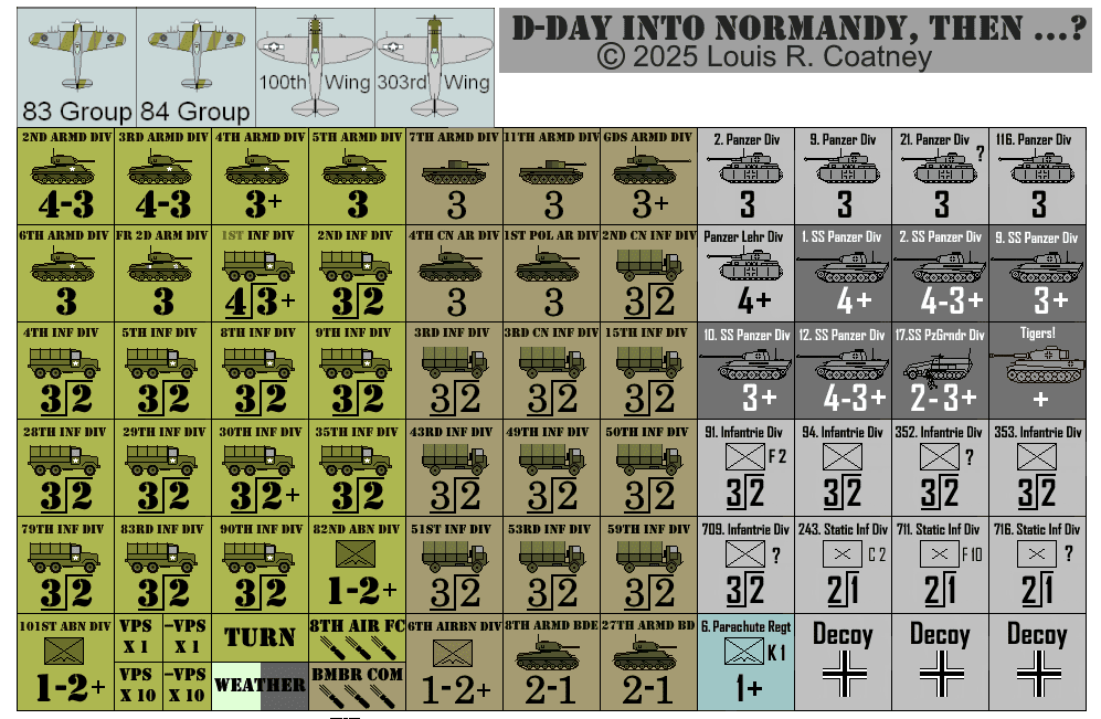 Cover art for D-Day into Normandy, then ...?