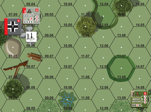 Riffle Grenade target marker on unspotted Enemy Character | Combat ...