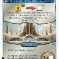 Terraforming Mars: St. Joseph of Cupertino Mission Promo Card