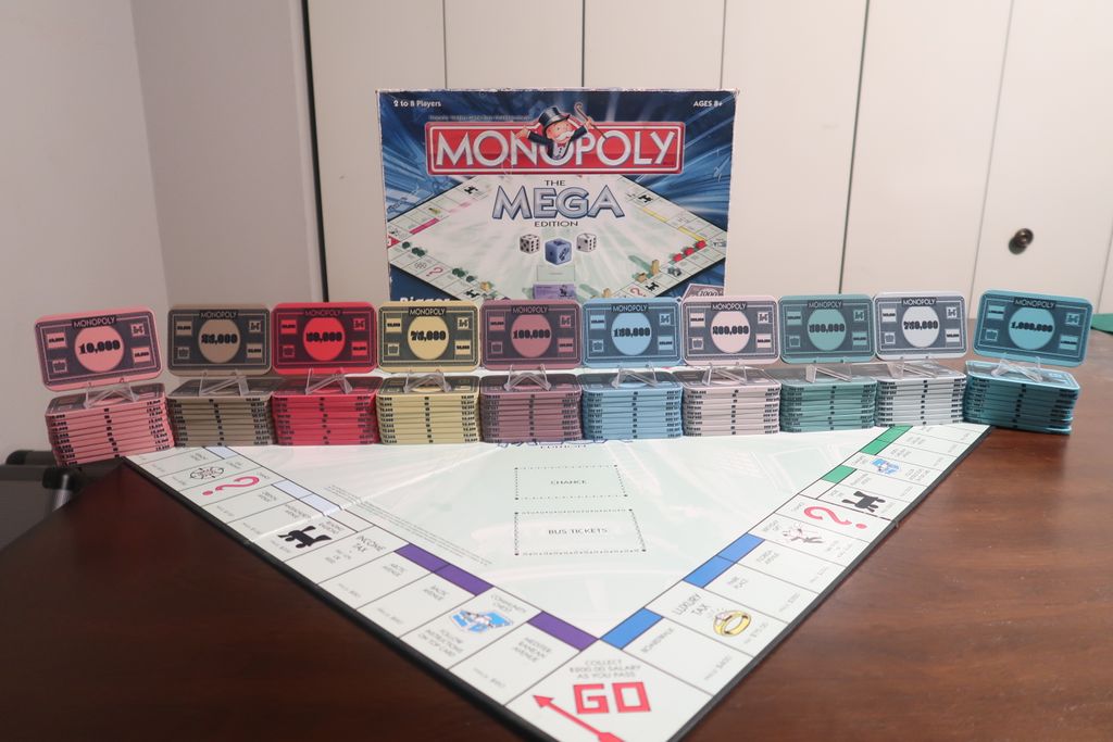 Monopoly Mega-Editie, bordspel prijs vergelijken doet u op Bordspellenvergelijken.nl zowel voor in als in Belgie