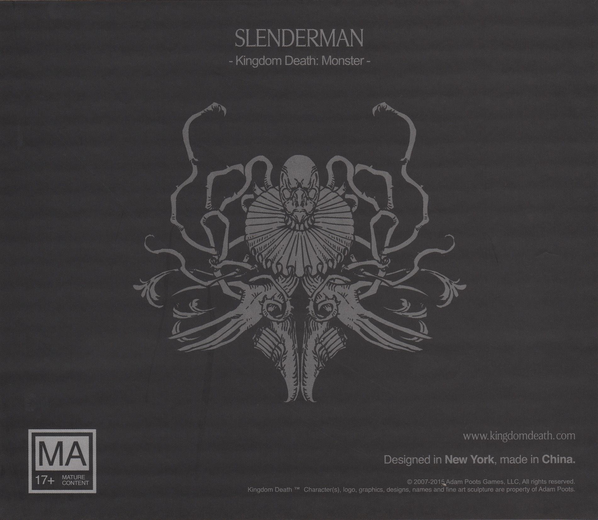 Kingdom Death: Monster – Slenderman Expansion cover art