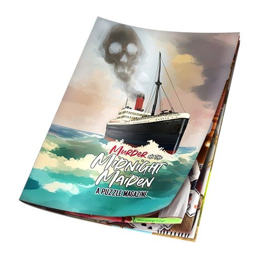 Murder on the Midnight Maiden: A Puzzle Magazine cover