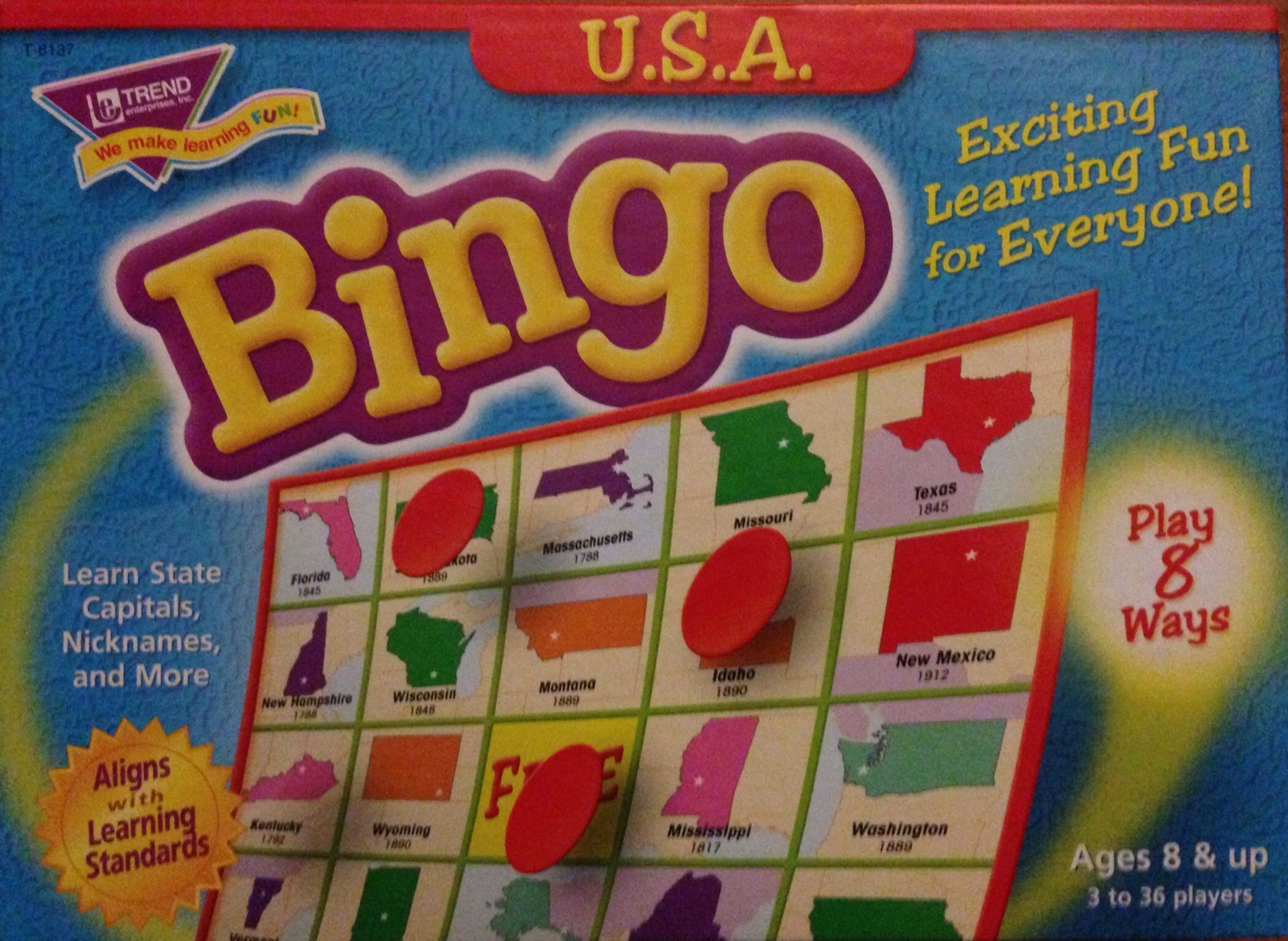 USA Bingo doboz