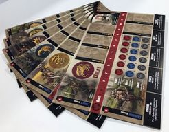 Blood Rage: Cardboard Clan Dashboards