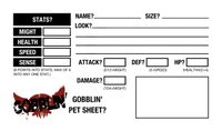 RPG Item: Gobblin' Pet Sheet?