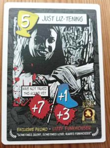 Carthage: Just Liz-Tening Promo Card