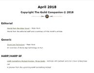 Issue: The Guild Companion (Apr 2018)