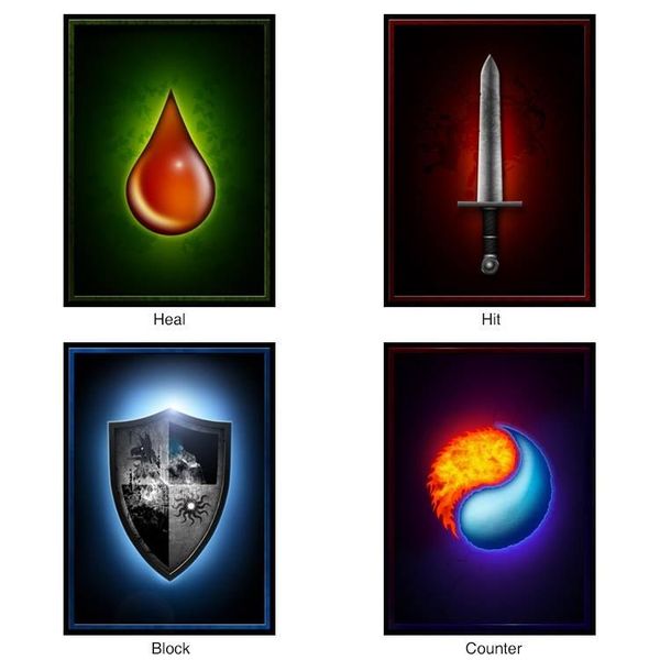 The treasure cards of Epic Roll