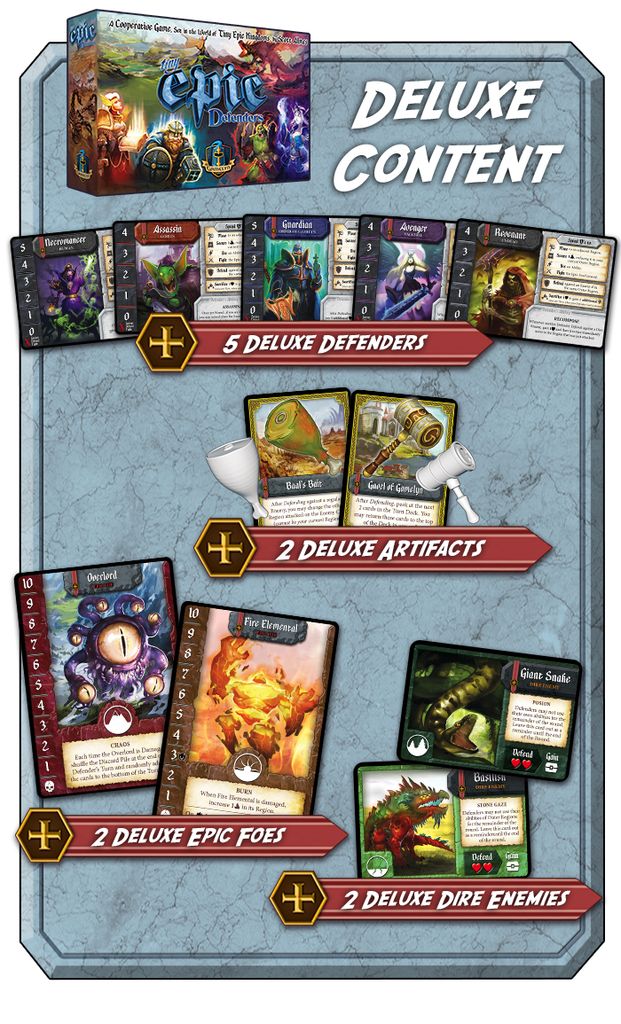 Illustration 2 de Tiny Epic Defenders: The Dark War & TED 2nd Edition