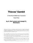 RPG Item: Thieves' Gambit (Round 3)