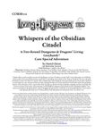 RPG Item: CORS8-01: Whispers of the Obsidian Citadel