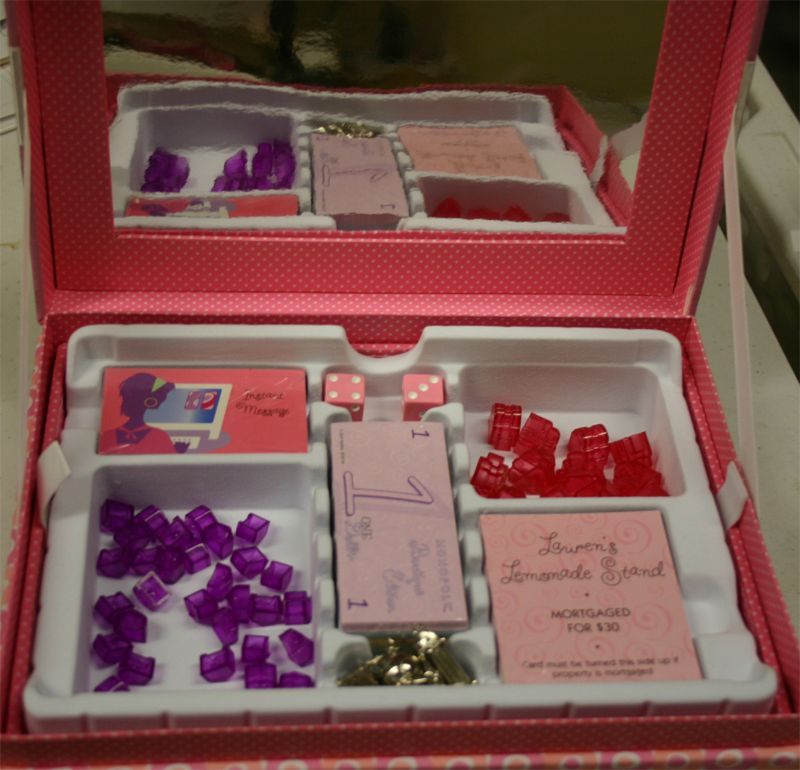 MONOPOLY Pink Boutique Edition replacement Board | eBay