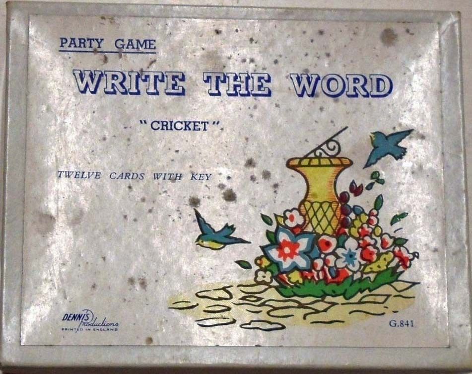 Write the Word "Cricket"