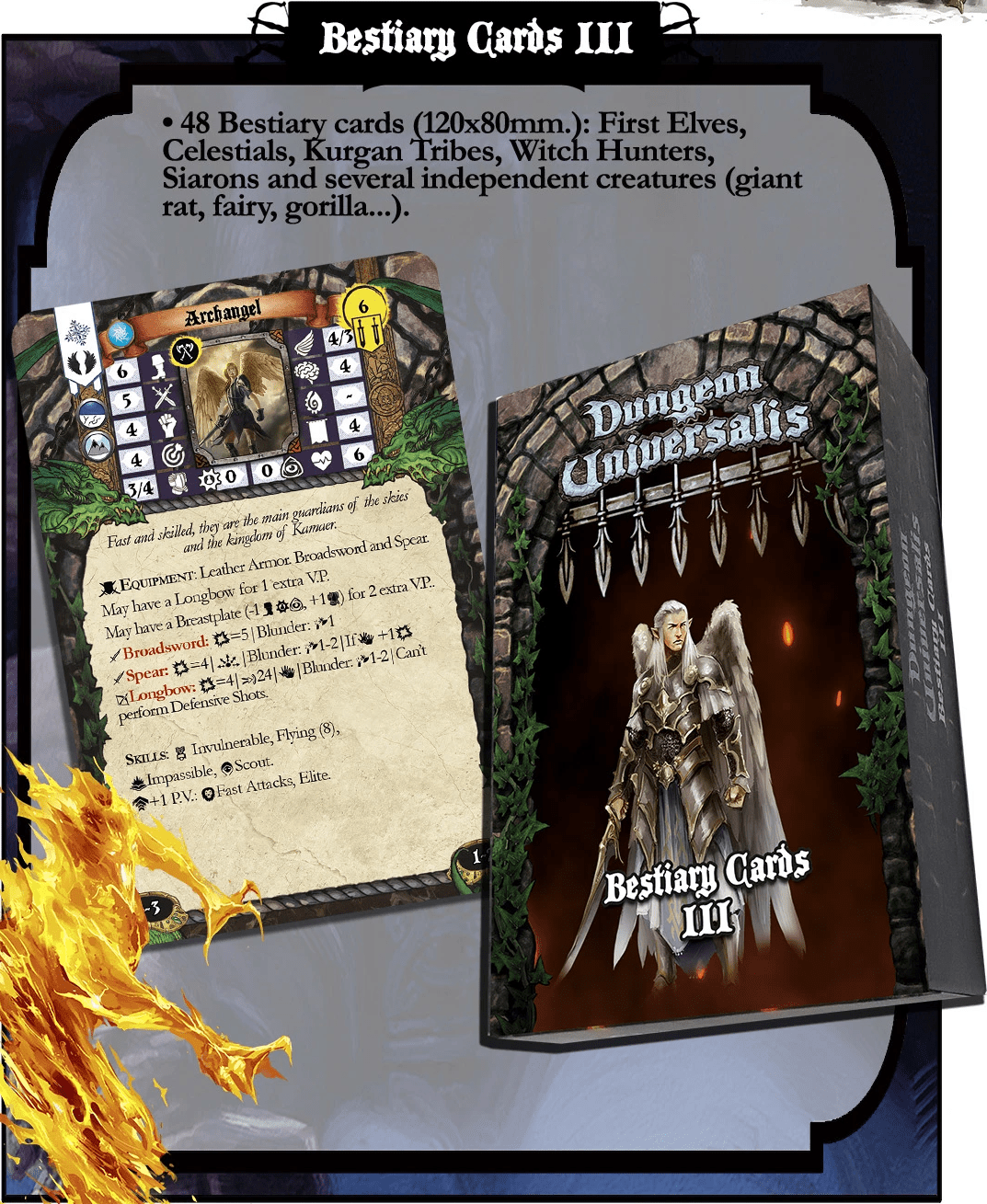 Dungeon Universalis: Bestiary Cards III
