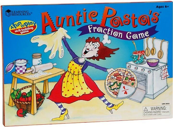 Auntie Pasta's Fraction Game box art