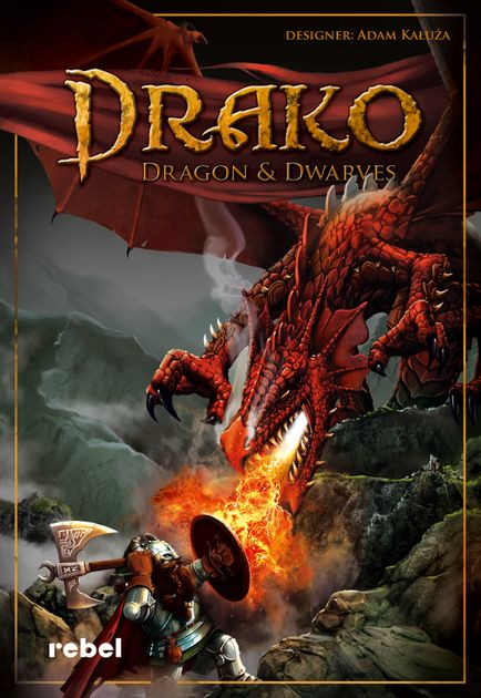 Dragon and Dwarves Board Game Drako 