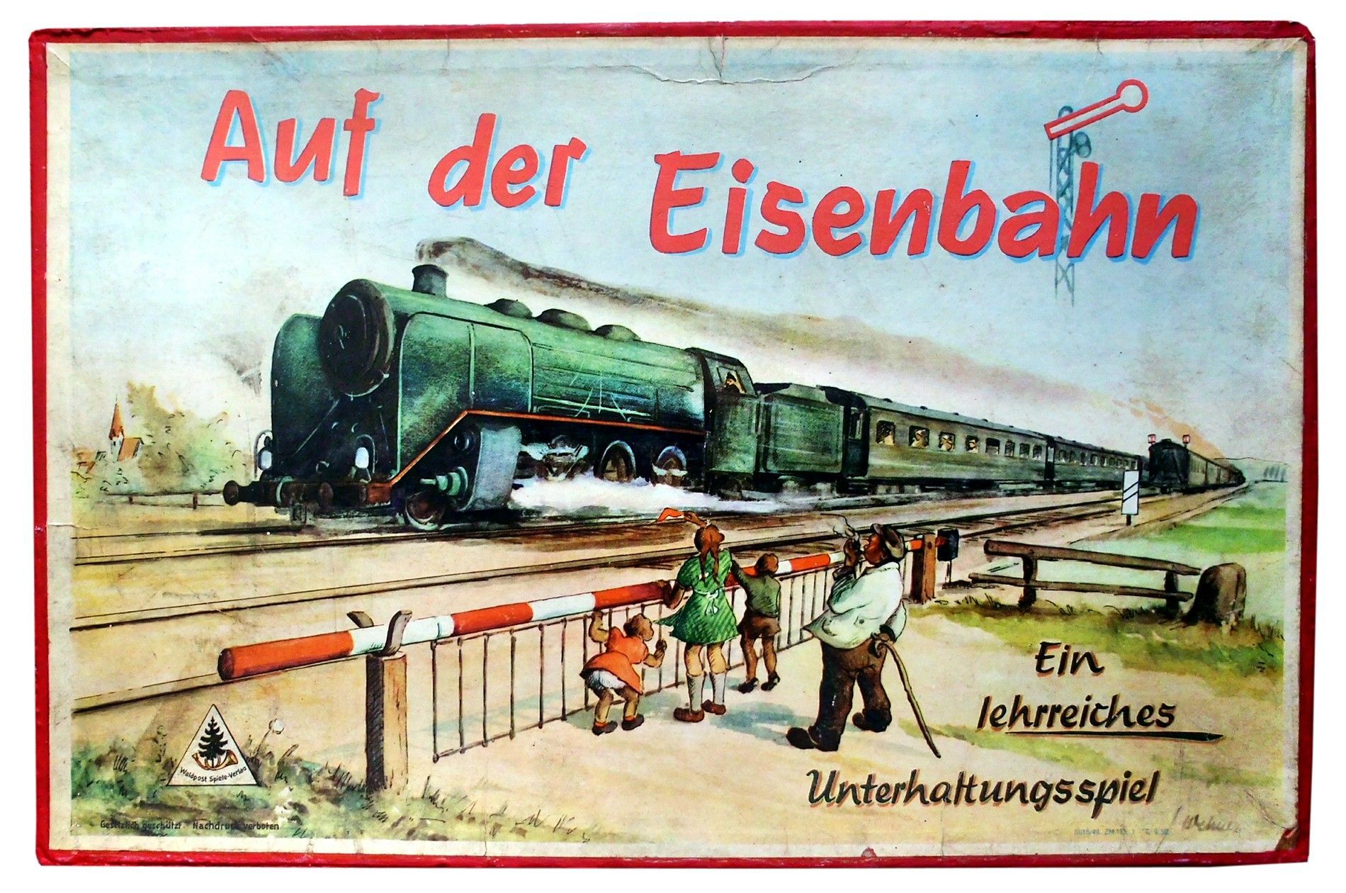 Auf der Eisenbahn box art