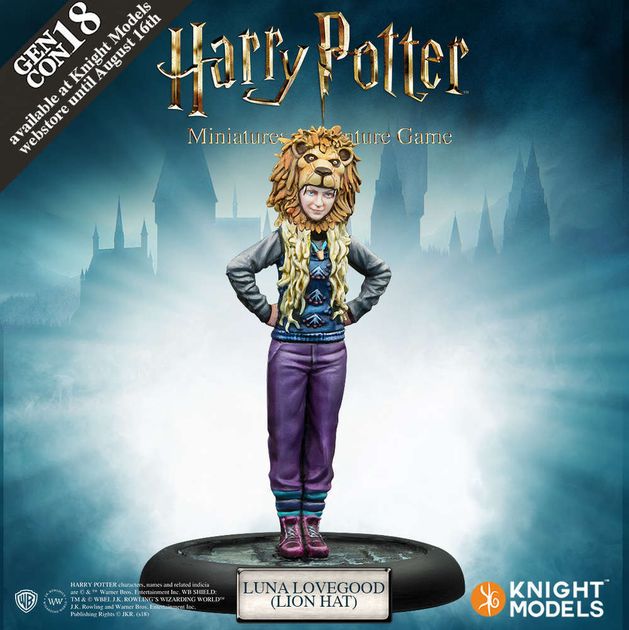 Knight Models Harry Potter Miniatures Adventure Game Luna Lovegood Lionhat 