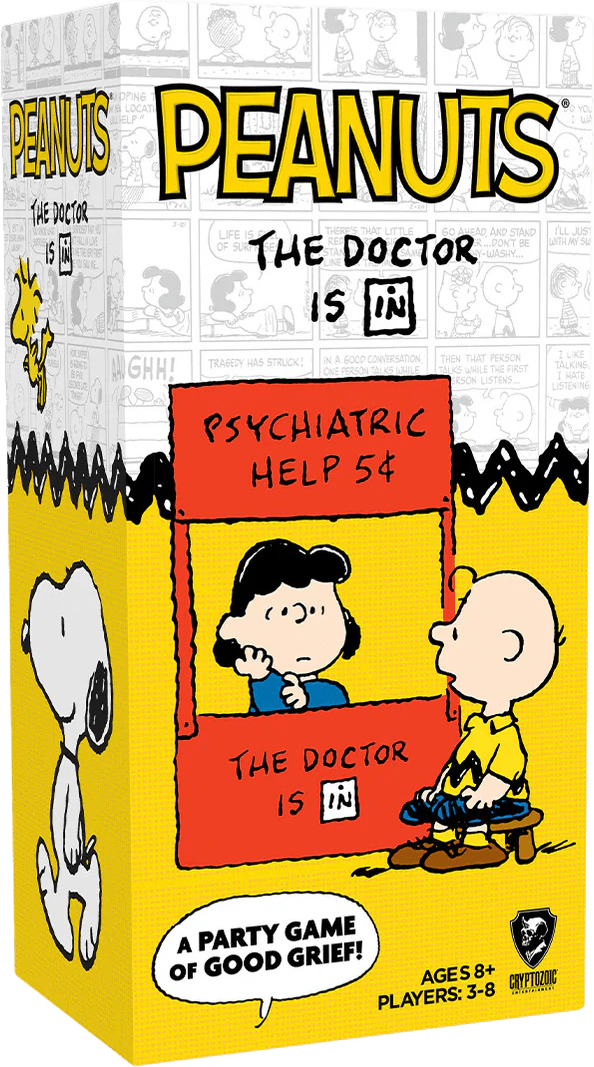 Cover art for Peanuts: The Doctor Is In