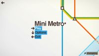 Video Game: Mini Metro